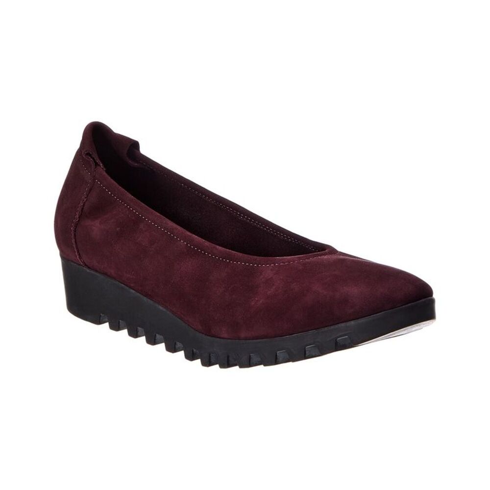 Arche Lomiss Leather Flat, Red